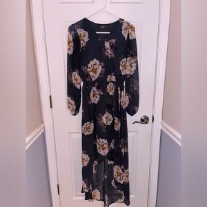 Lily Rose Floral (Small) Long Sleeve dress with belt